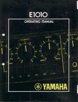 Yamaha E1010 Manual do proprietário