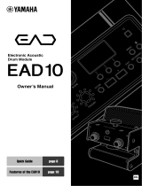 Yamaha EAD10 Acoustic Drum Module Mic Trigger Manual do usuário