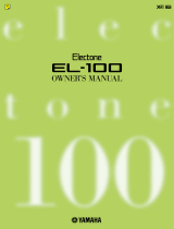 Yamaha EL-100 Manual do proprietário