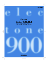 Yamaha EL-900 Manual do proprietário