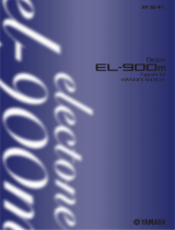 Yamaha Electone EL-900m Manual do usuário