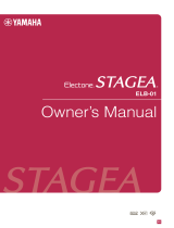Yamaha Electone Stagea 01C Manual do proprietário