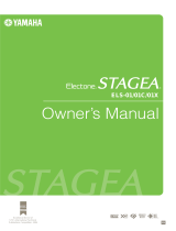 Yamaha Electone Stagea 01X Manual do proprietário