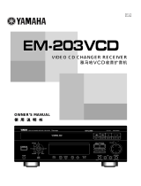Yamaha EM-203VCD Manual do usuário
