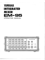 Yamaha EM-95 Manual do proprietário