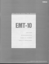 Yamaha EMT-10 Manual do usuário