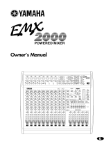 Yamaha EMX 2000 Manual do usuário