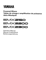 Yamaha EMX2150 Manual do proprietário