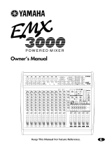 Yamaha EMX3000 Manual do proprietário