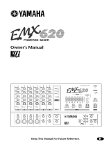 Yamaha EMX620 Manual do usuário