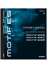 Yamaha MOTIFES6 Manual do usuário