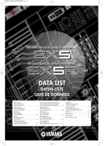 Yamaha EX5 Ficha de dados