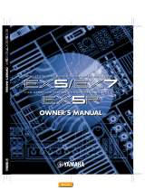 Yamaha EX5R Manual do usuário
