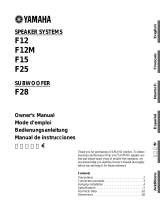 Yamaha F12 Manual do usuário