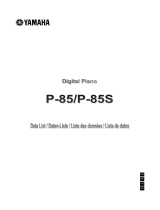 Yamaha P-85S Manual do proprietário