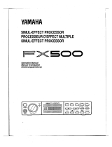 Yamaha FX500 Manual do proprietário