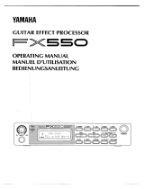 Yamaha DJ Equipment FX550 Manual do usuário
