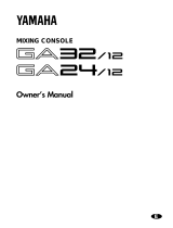 Yamaha GA24 Manual do usuário