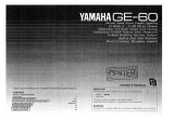 Yamaha GE-60 Manual do proprietário