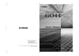 Yamaha GO44 Manual do usuário