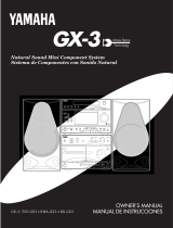 Yamaha GX-3 Manual do usuário