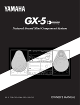 Yamaha GX-5 Manual do proprietário