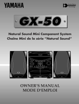 Yamaha GX-50RDS Manual do proprietário