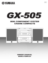 Yamaha GX-505 Manual do proprietário