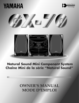 Yamaha GX-700RDS Manual do usuário