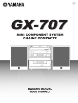 Yamaha GX707 Manual do usuário