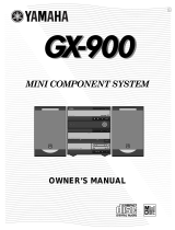 Yamaha GX-900 Manual do usuário