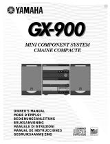 Yamaha GX-900RDS Manual do proprietário