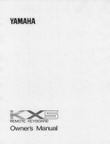 Yamaha KX5 Manual do proprietário