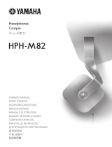 Yamaha HPH-M82 Manual do proprietário