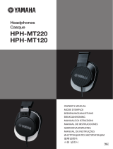 Yamaha HPH-MT120 Manual do proprietário
