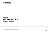 Yamaha HTR-2071 Manual do proprietário