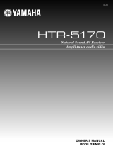 Yamaha HTR-5170 Manual do usuário