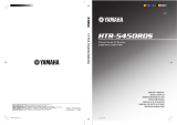 Yamaha HTR-5450RDS Manual do usuário