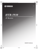 Yamaha HTR-5940 Manual do proprietário