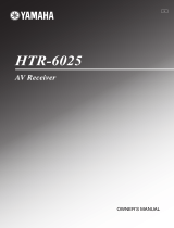 Yamaha HTR-6025 Manual do proprietário