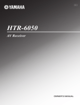 Yamaha HTR-6050 Manual do proprietário