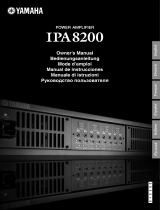 Yamaha IPA8200 Manual do proprietário