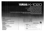 Yamaha K-1020 Manual do proprietário