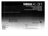 Yamaha K-31 Manual do proprietário