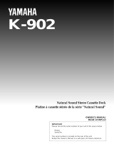 Yamaha K-902 Manual do usuário