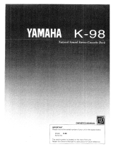 Yamaha K-98 Manual do proprietário