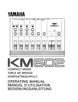 Yamaha KM602 Manual do proprietário