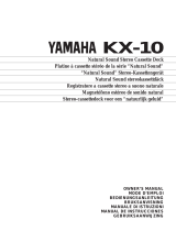 Yamaha KX-500 Manual do usuário