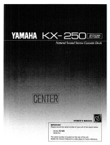 Yamaha KX-250 Manual do proprietário
