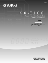 Yamaha KX-E100 Manual do usuário